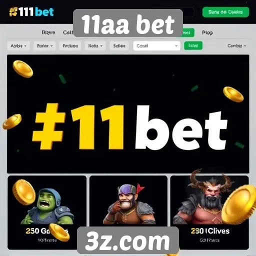 Ofertas de bônus disponíveis no 11aa bet