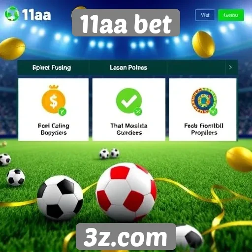 Características principais do site 11aa bet